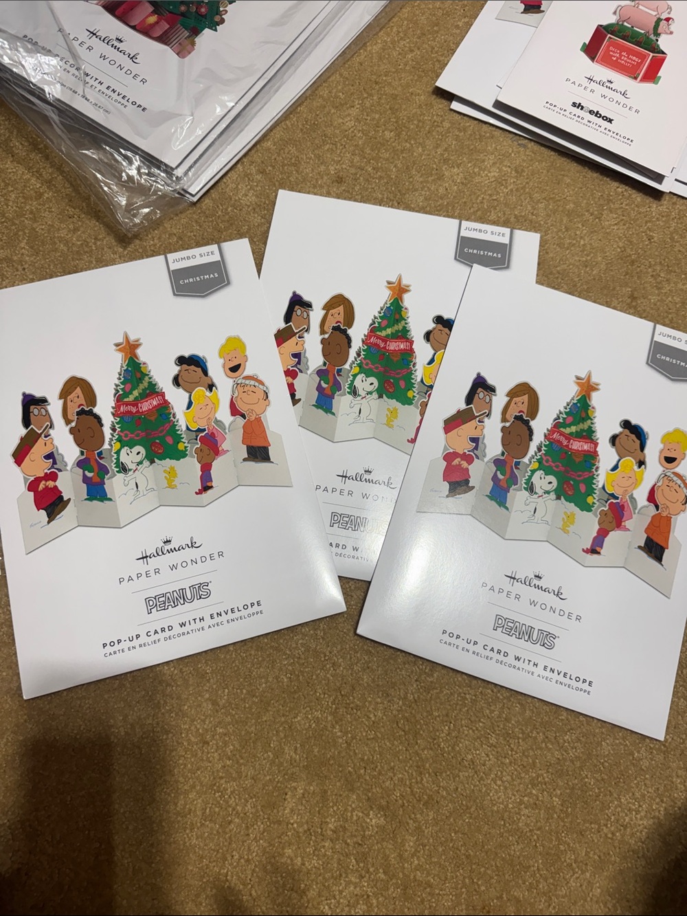 Charlie Brown Christmas cards